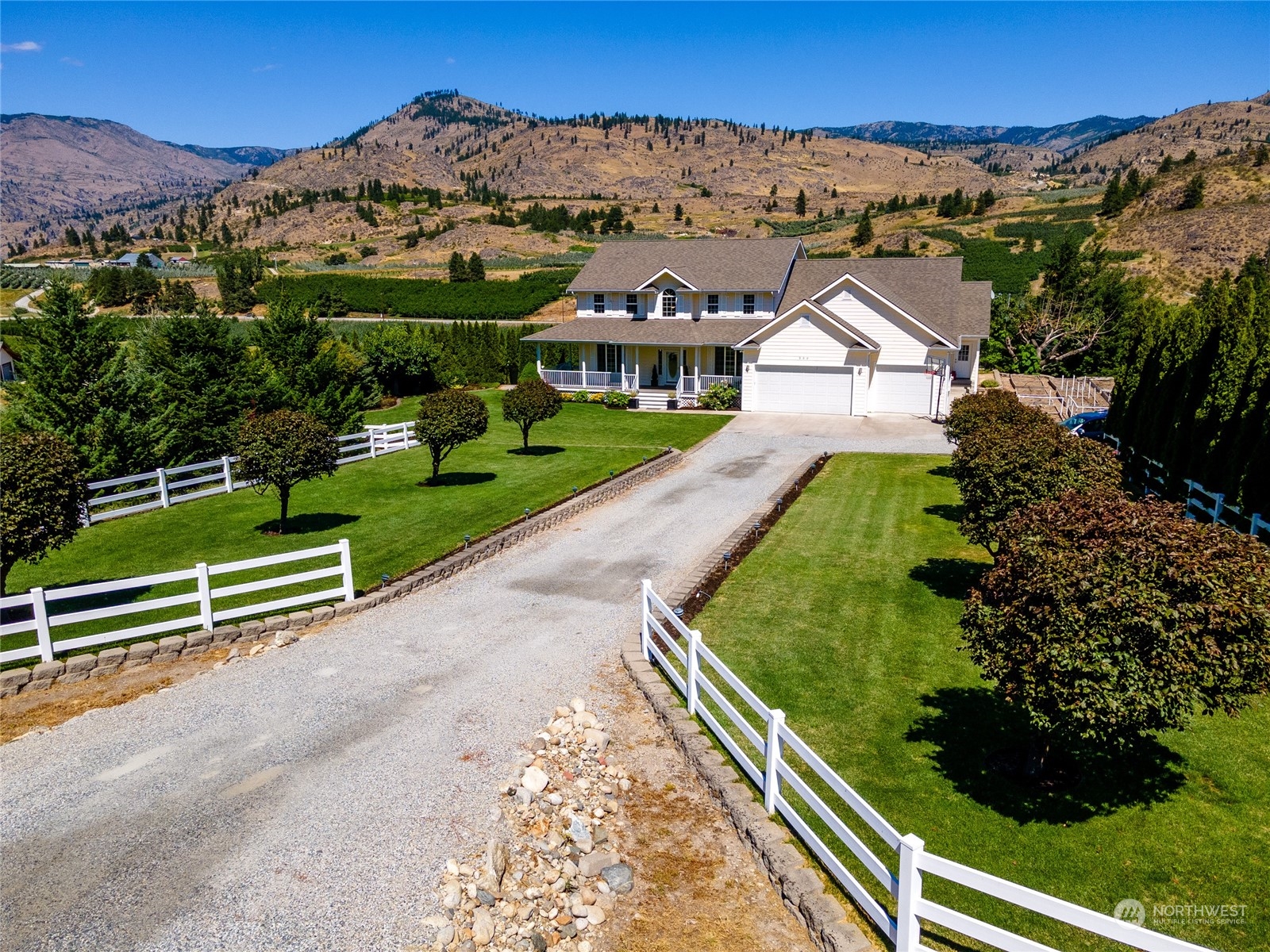900 Loop Avenue Manson, WA 98831 - Photo 4 of 40 an aerial view of a house