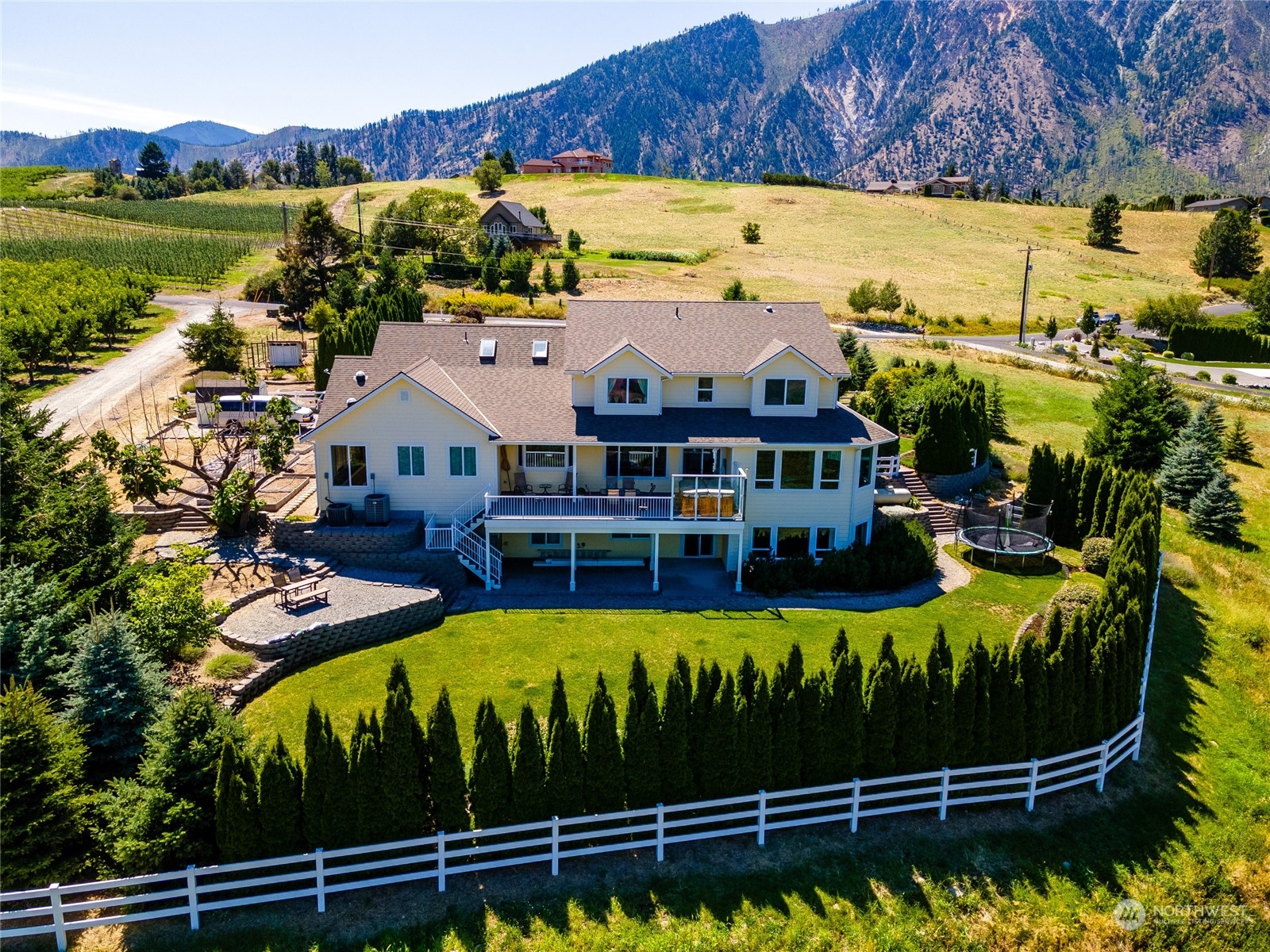 900 Loop Avenue Manson, WA 98831 - Photo 6 of 40 a view of a swimming pool with seating area and furniture