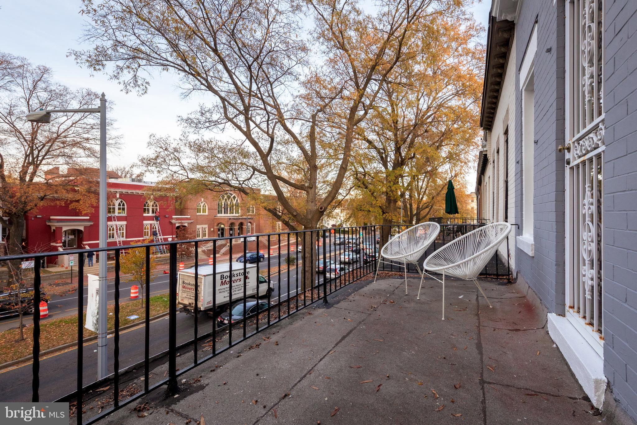216 Rhode Island Avenue Northwest Washington, DC 20001 - Photo 21 of 28 Balcony over spacious porch.