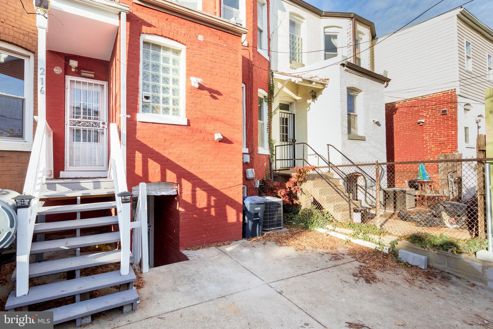 216 Rhode Island Avenue Northwest Washington, DC 20001 - Photo 22 of 28 Off street parking pad.