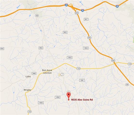 9035 Alex Goins Road Lyles, TN 37098 - Photo 3 of 20 Located very close to Highway 100, I-40 and TN 46 / State 7 for easy travel.