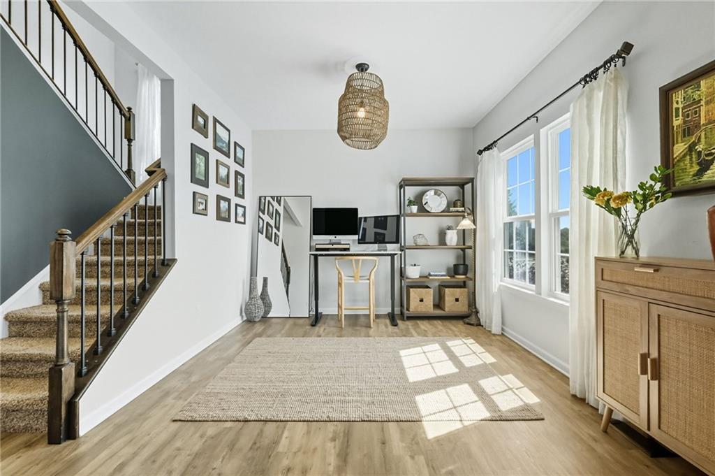 347 Ranchero Drive Coraopolis, PA 15108 - Photo 7 of 46 a view of living room kitchen and microwave