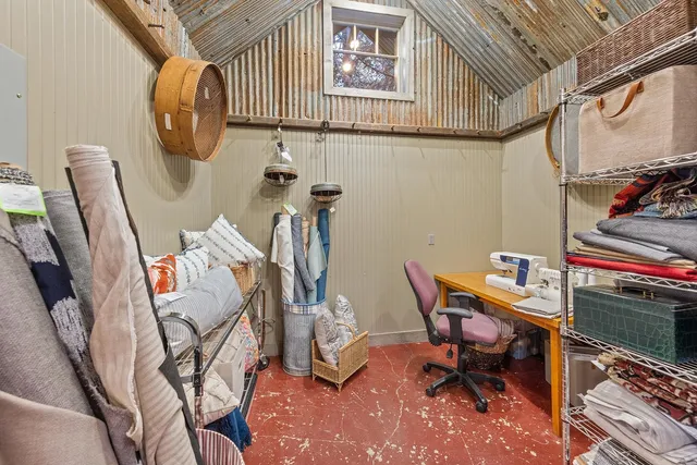 a very nice looking room with a large window