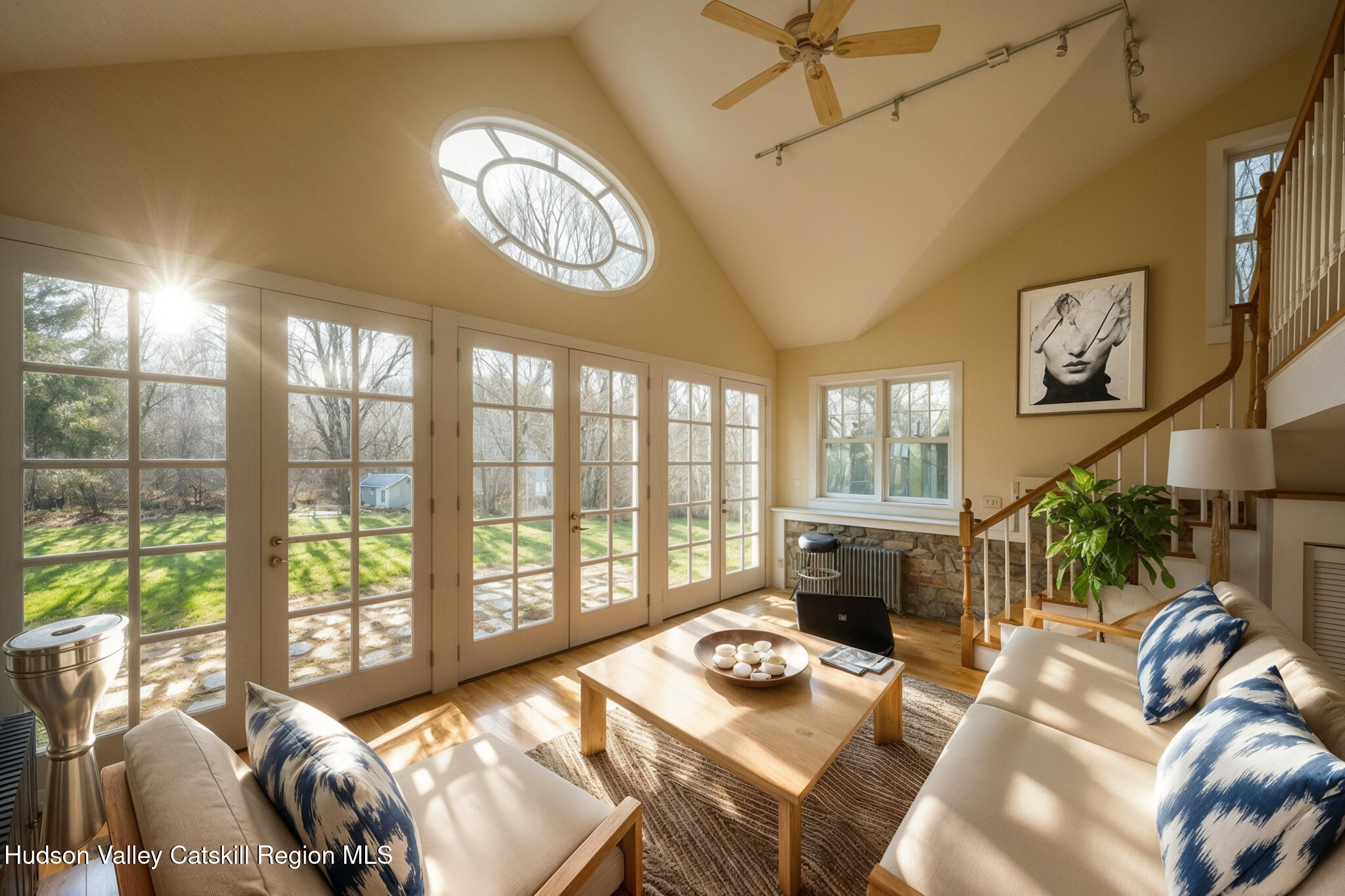 477 Fog Hill Road Austerlitz, NY 12017 - Photo 21 of 33 a bedroom with furniture and a large window