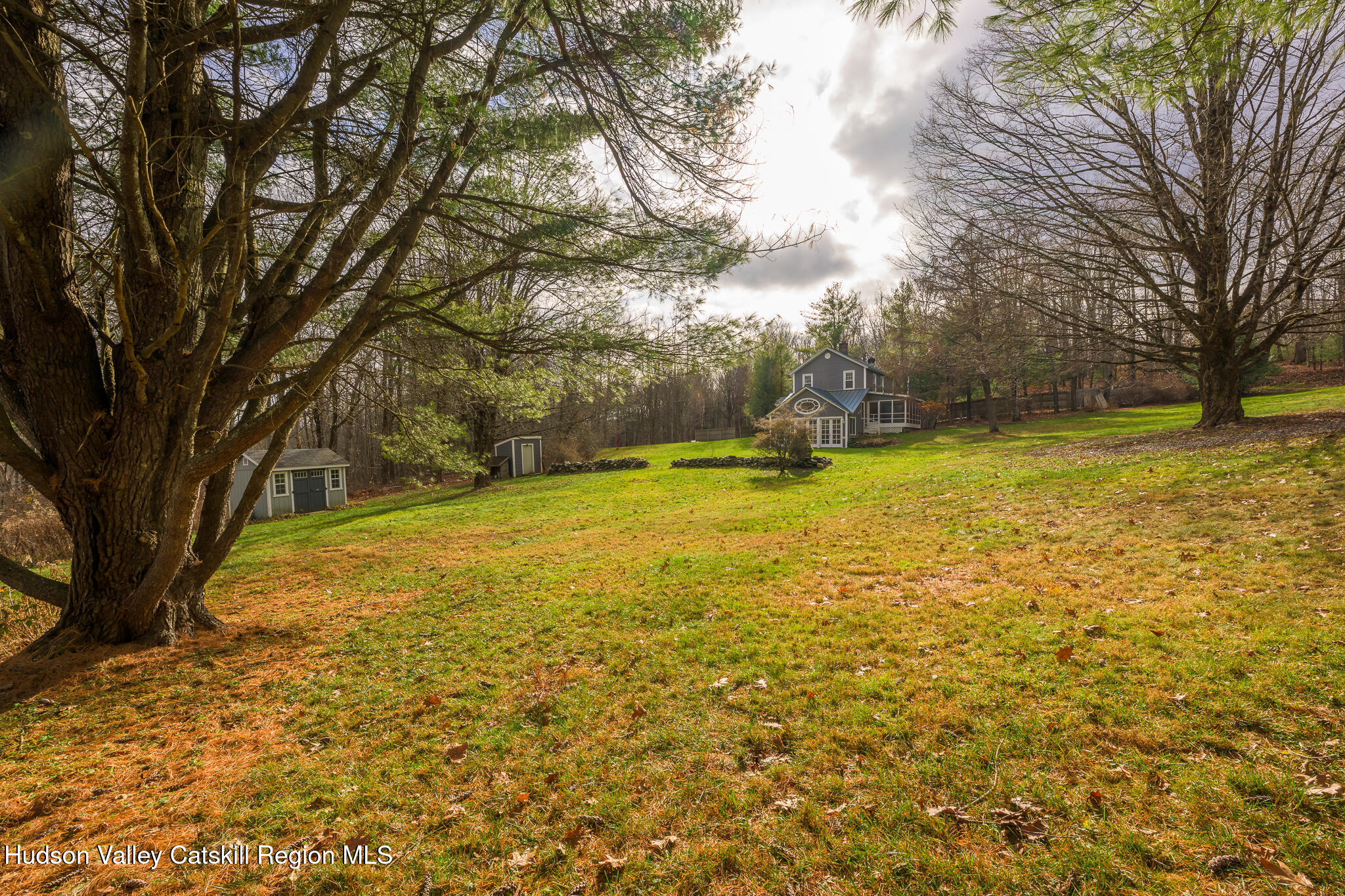 477 Fog Hill Road Austerlitz, NY 12017 - Photo 32 of 33 a view of a yard with a large trees