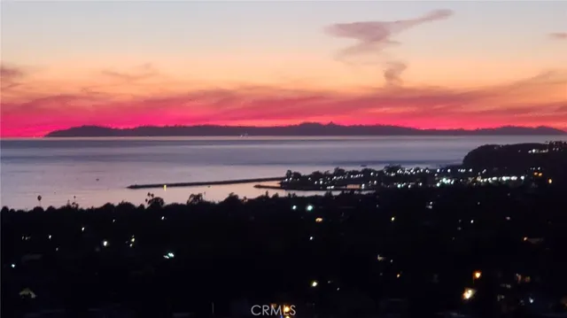 a view of city and sunset