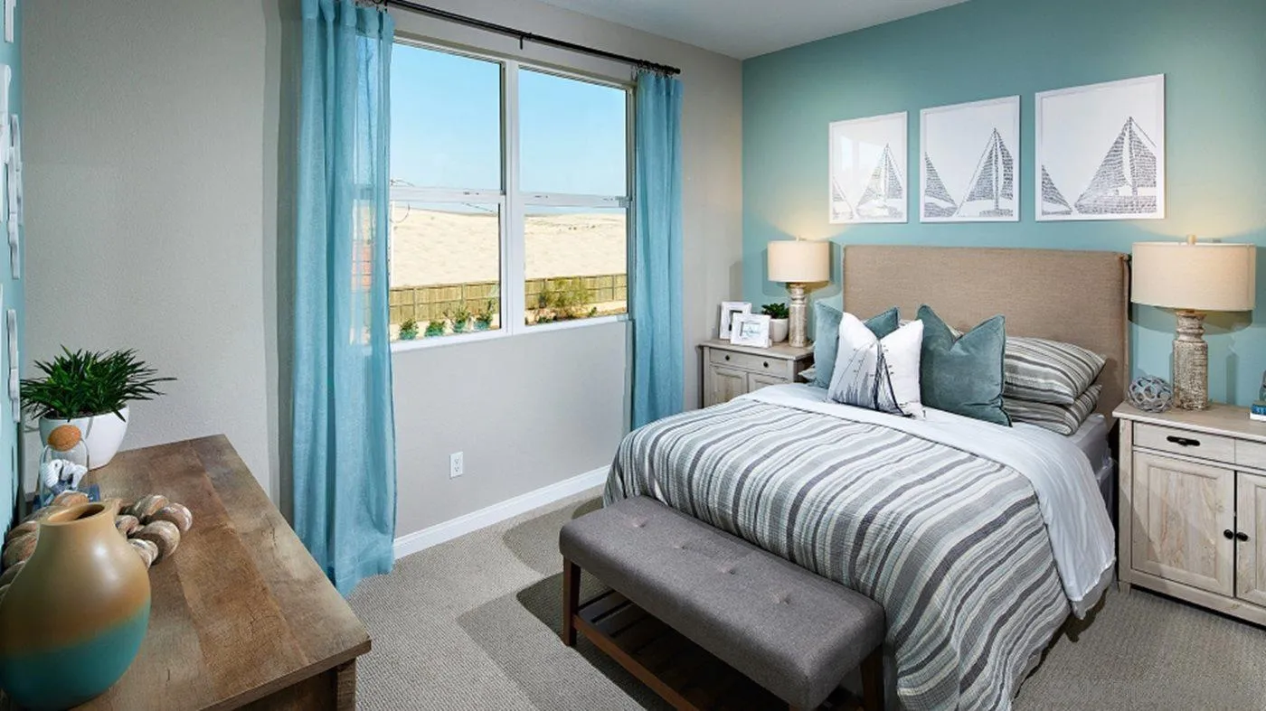 1672 Whitmore Loop, Unit HS PLAN 2 Chula Vista, CA 91913 - Photo 11 of 18 a bedroom with a bed and a window