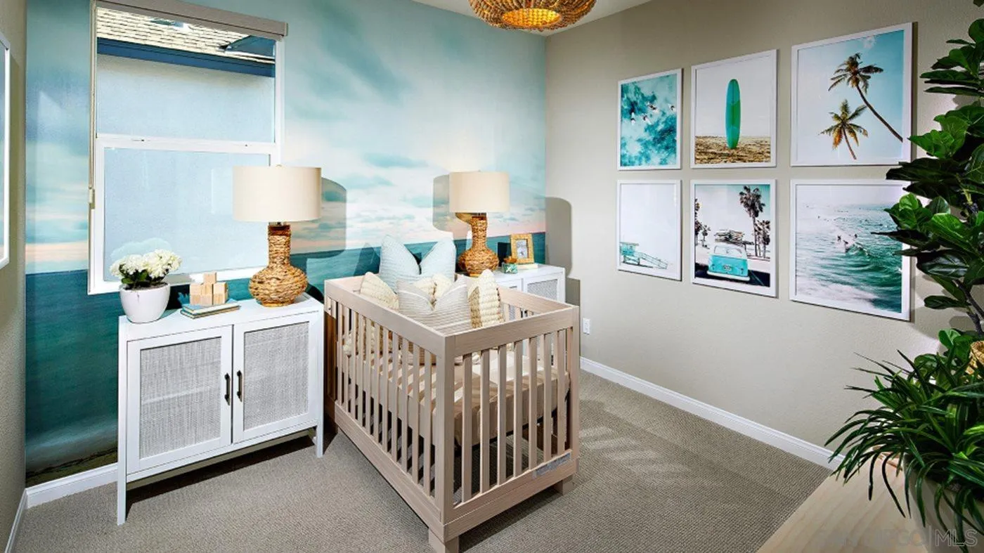 1672 Whitmore Loop, Unit HS PLAN 2 Chula Vista, CA 91913 - Photo 10 of 18 a bedroom with furniture and a potted plant