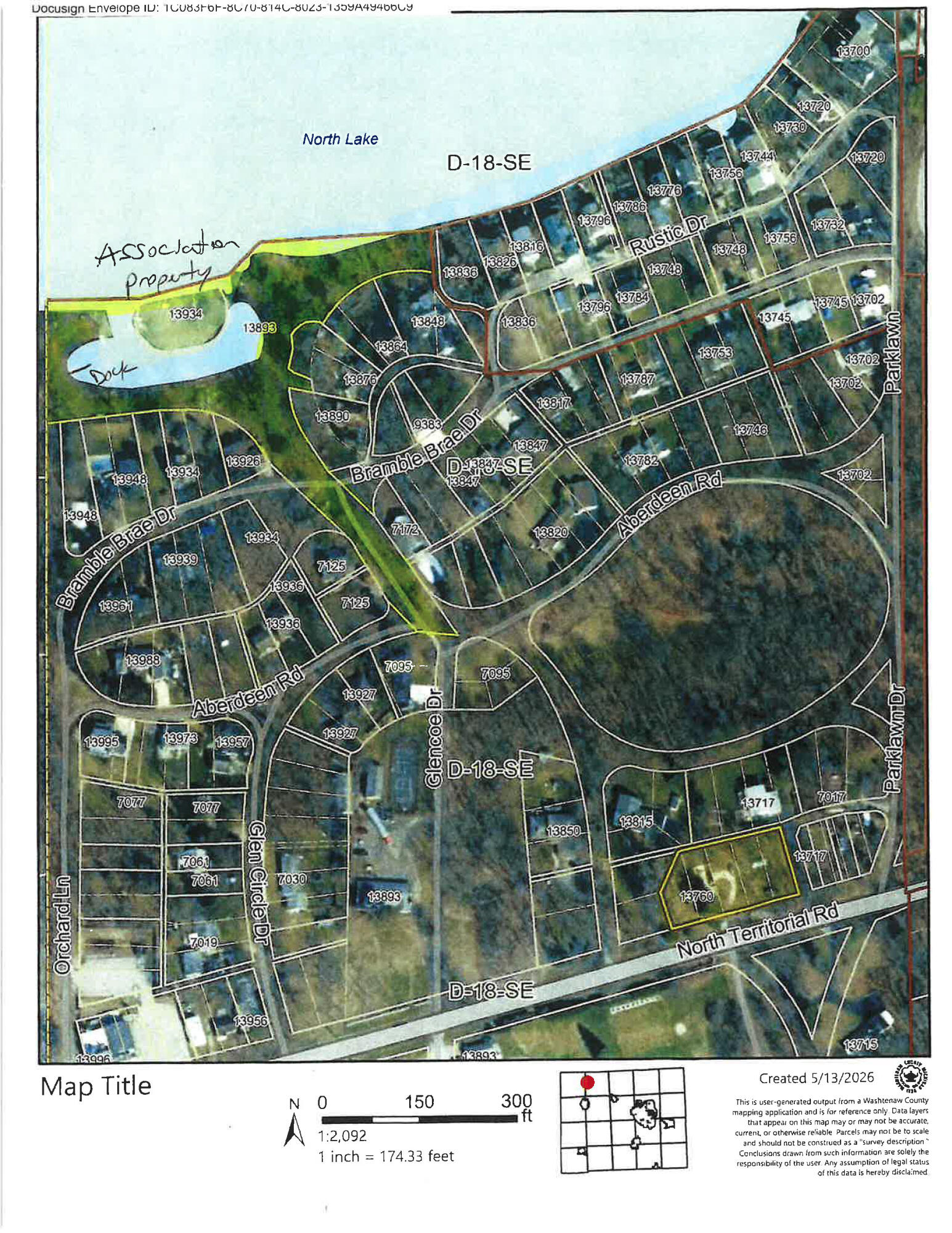 13760 North Territorial Road Gregory, MI 48137 - Photo 29 of 32 Aerial -N Terr