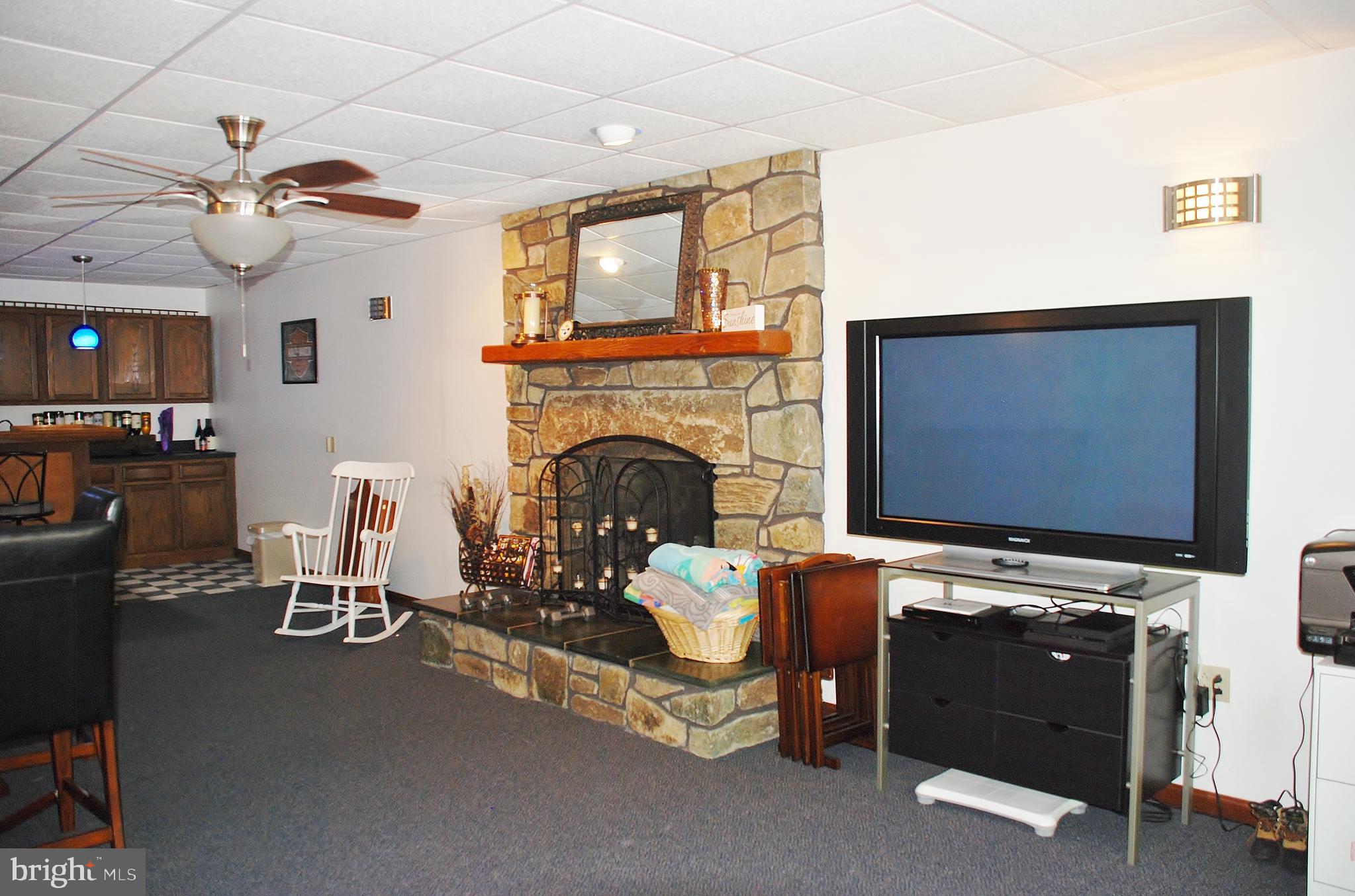 15446 Norman Road Culpeper, VA 22701 - Photo 142 of 146 Stone fireplace on lower level