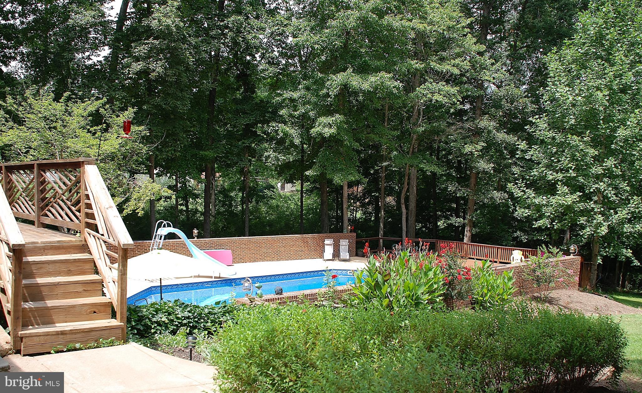 15446 Norman Road Culpeper, VA 22701 - Photo 59 of 146 Rear deck steps and built in pool