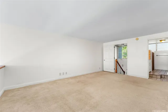 a view of an empty room