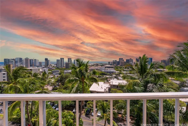 a view of a city skyline