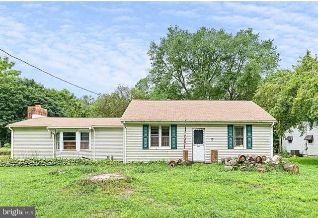 front view of a house and a yard