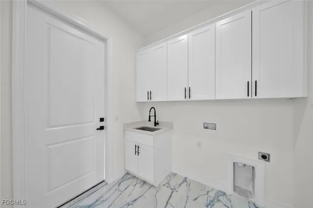 a view of cabinets with wooden floor