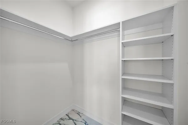 a view of a room with shelf