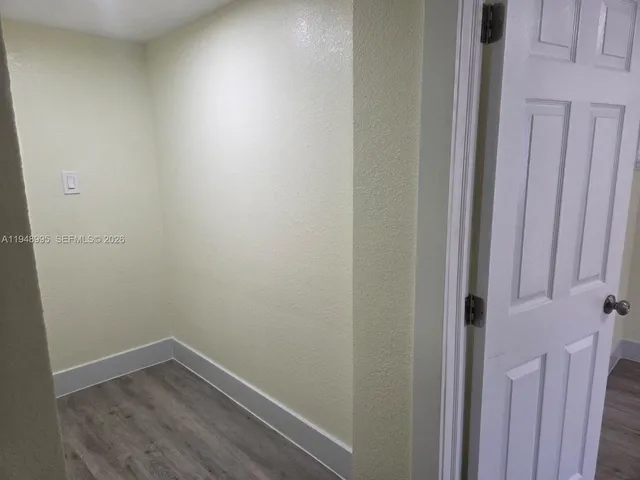 a view of empty room