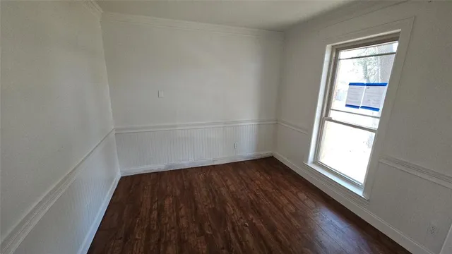 a view of wooden floor