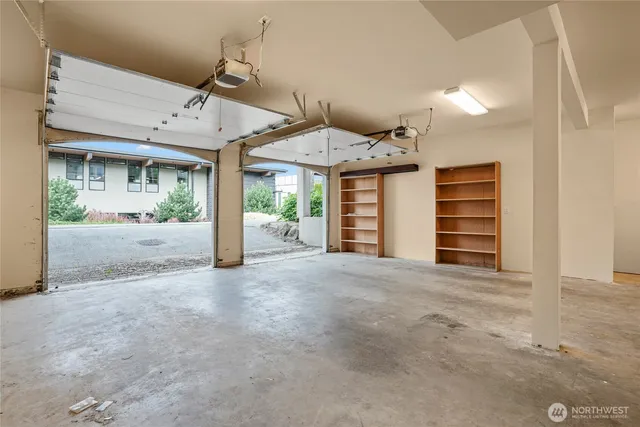 a view of a livingroom with a staircase