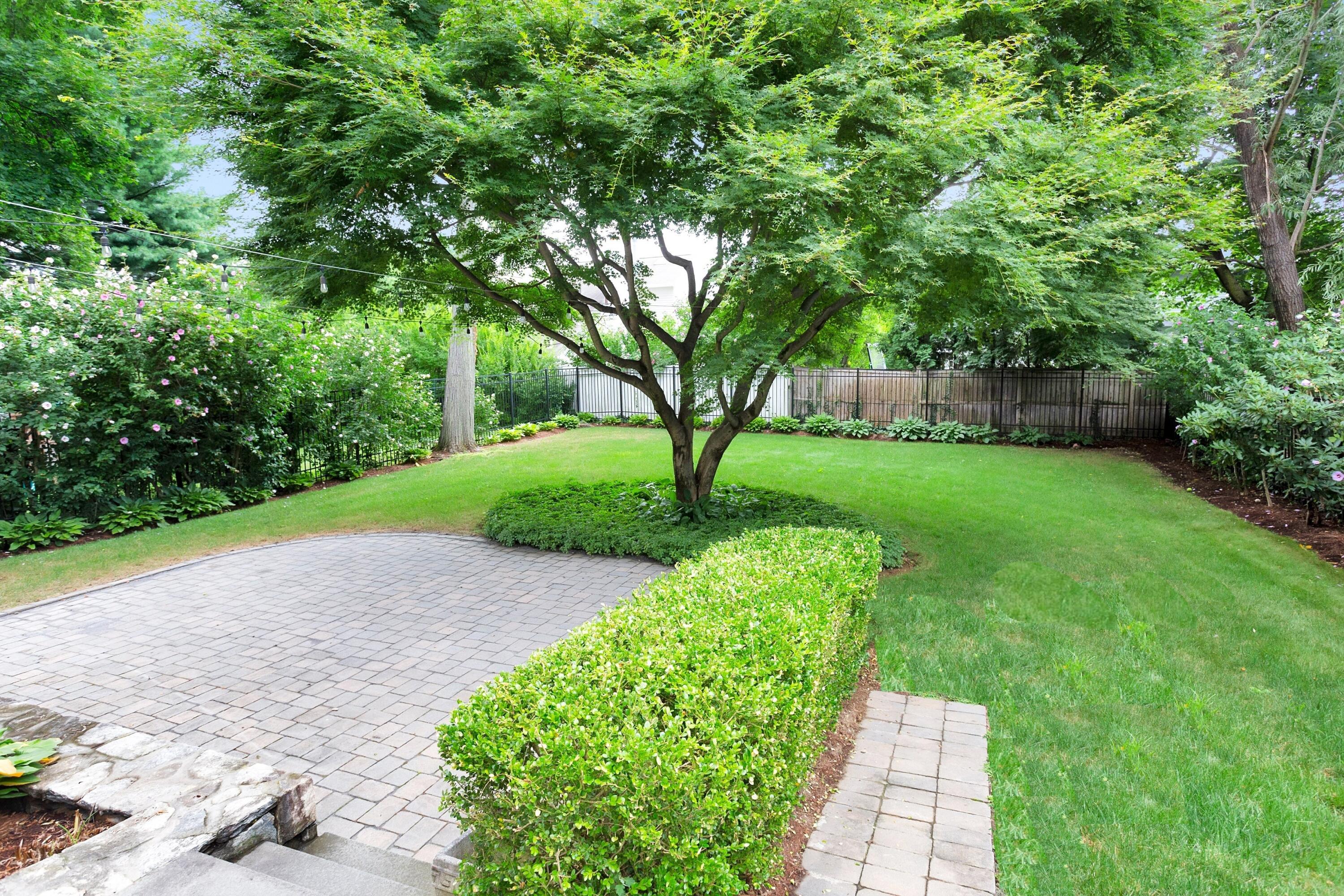 28 Dickinson Road Darien, CT 06820 - Photo 35 of 42 a view of backyard with green space
