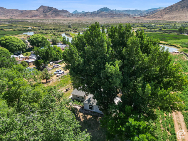 180 North State Street Sigurd, UT 84657 - Photo 8 of 32 Aerial view of property and surrounding area featuring a water and mountain view