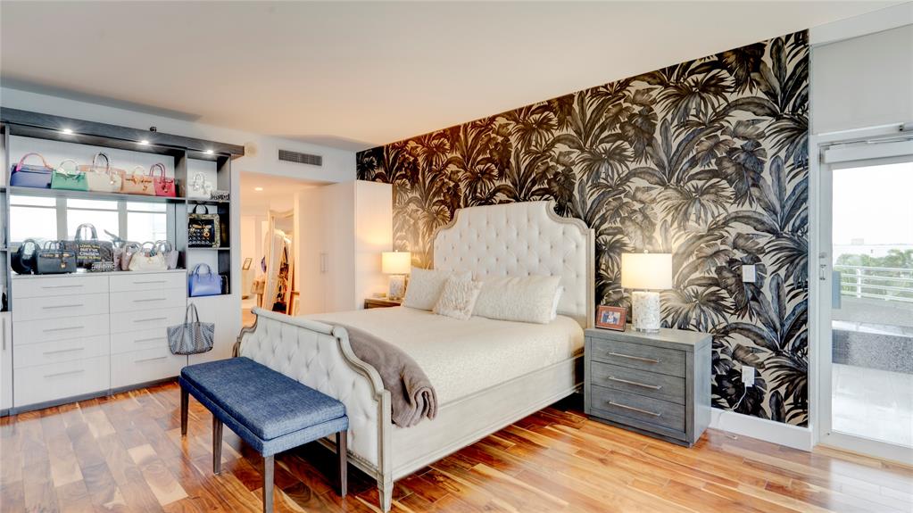 1440 South Ocean Boulevard, Unit 5C Pompano Beach, FL 33062 - Photo 33 of 71 a bedroom with a large bed and a window