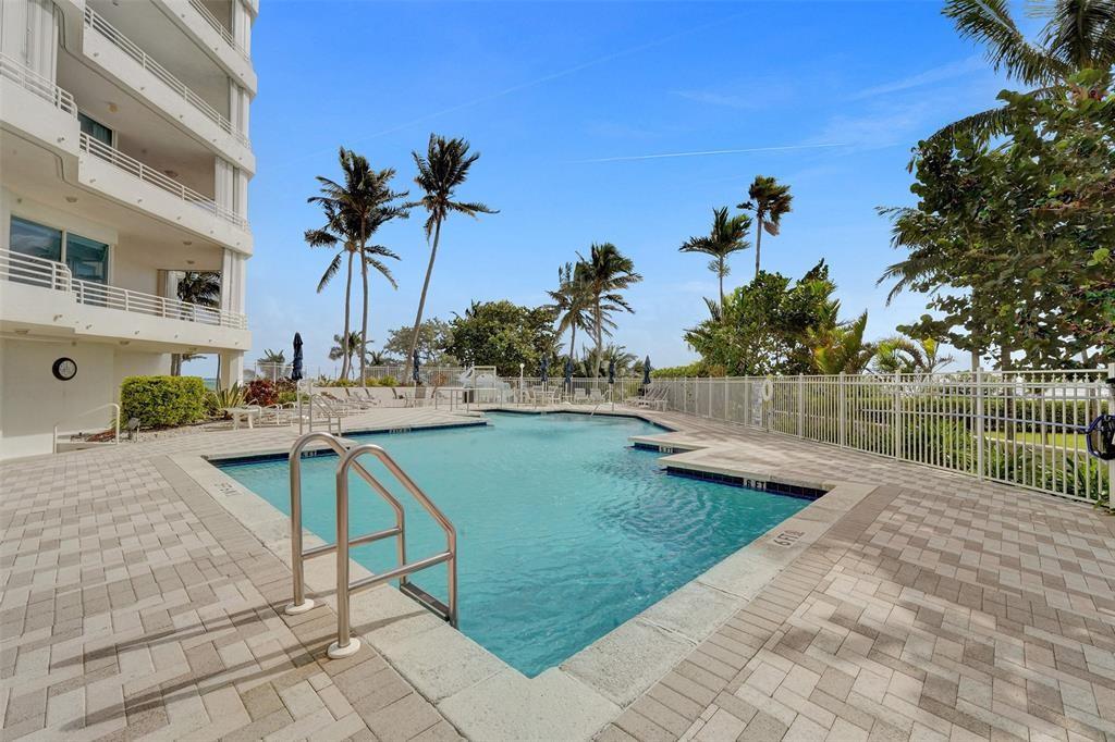 1440 South Ocean Boulevard, Unit 5C Pompano Beach, FL 33062 - Photo 66 of 71 a view of swimming pool from a lake view