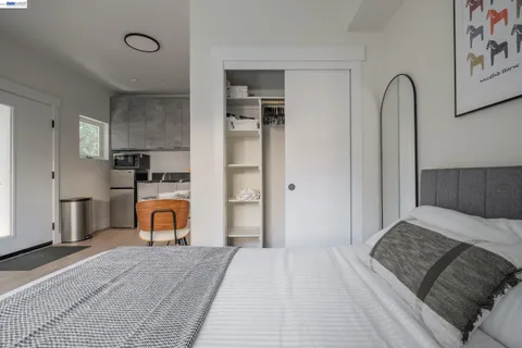 a view of a door of a house