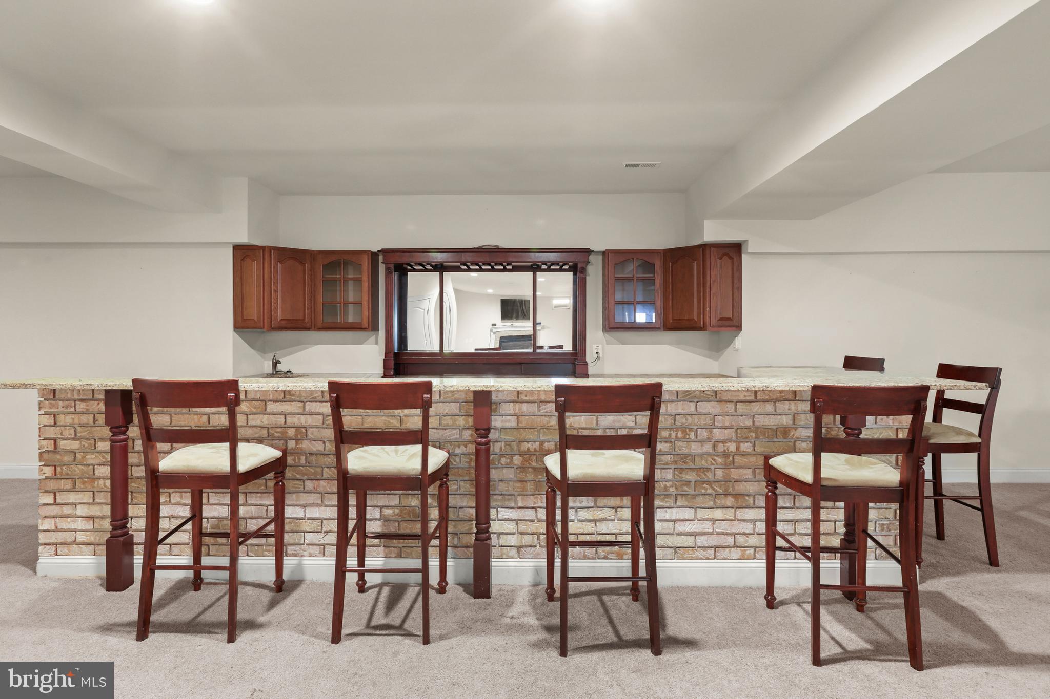 1601 Rushing Stream Court Forest Hill, MD 21050 - Photo 63 of 72 Wet bar with brick front veneer