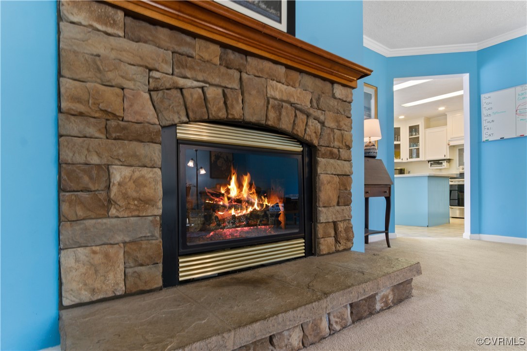 219 Barlow Road Williamsburg, VA 23188 - Photo 12 of 50 a view of fireplace with a wooden floor