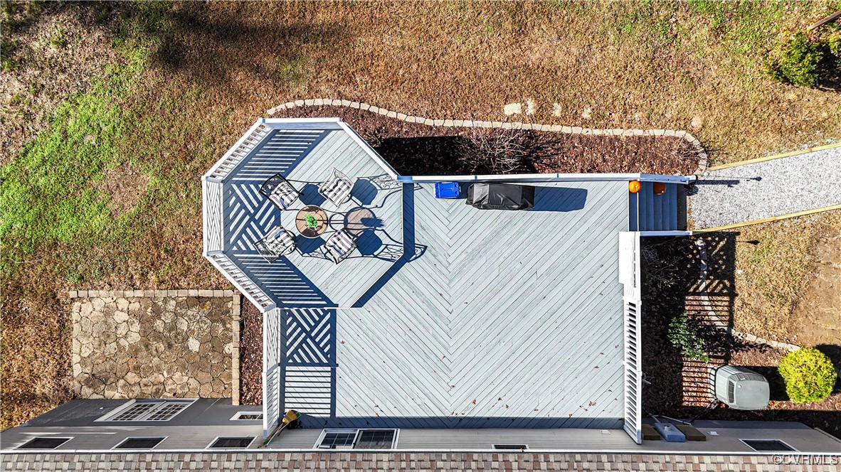 219 Barlow Road Williamsburg, VA 23188 - Photo 45 of 50 a view of a wooden floor with a outdoor space