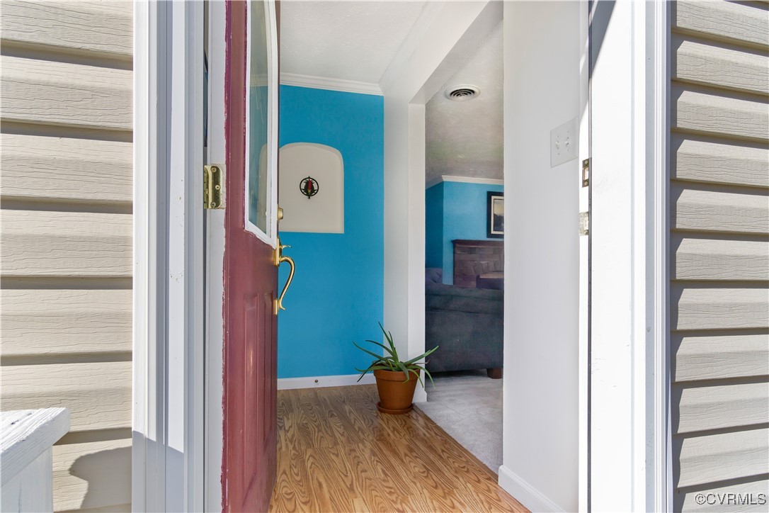 219 Barlow Road Williamsburg, VA 23188 - Photo 9 of 50 a view of an entryway with wooden floor
