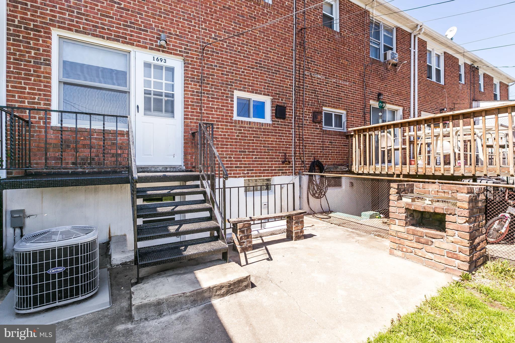 1693 Poles Road Baltimore, MD 21221 - Photo 19 of 19 a view of a balcony with a barbeque
