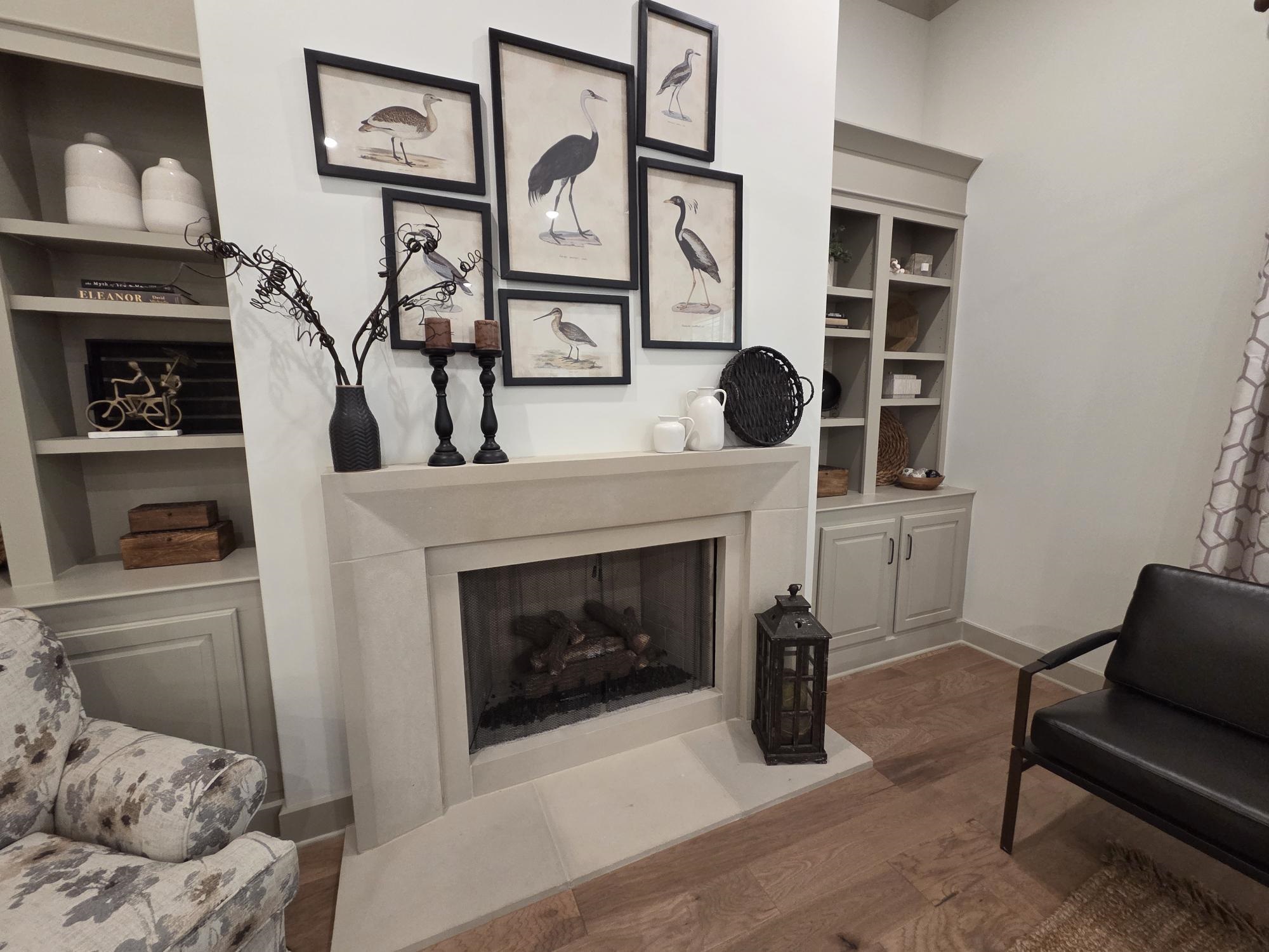 657 Mount Laurel Drive Collierville, TN 38017 - Photo 7 of 40 a living room with furniture and a fireplace