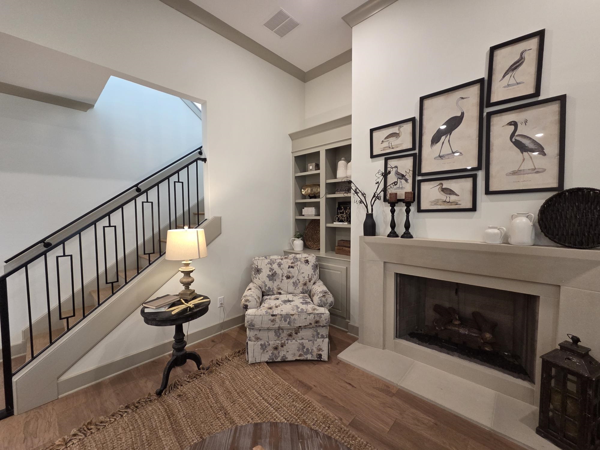 657 Mount Laurel Drive Collierville, TN 38017 - Photo 8 of 40 a living room with furniture and a fireplace