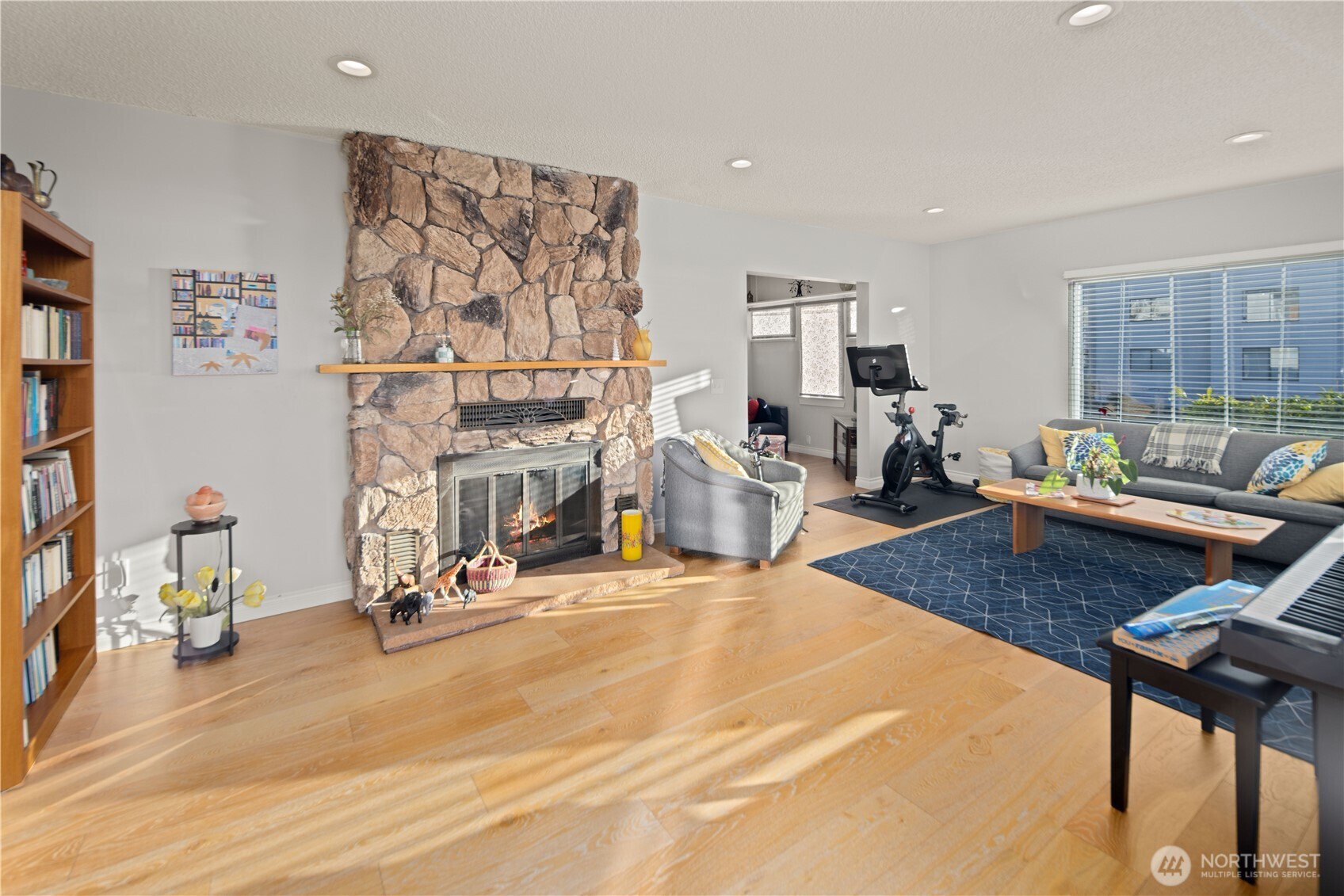 1788 Alki Avenue Southwest Seattle, WA 98116 - Photo 29 of 38 a view of a livingroom with furniture and a fireplace