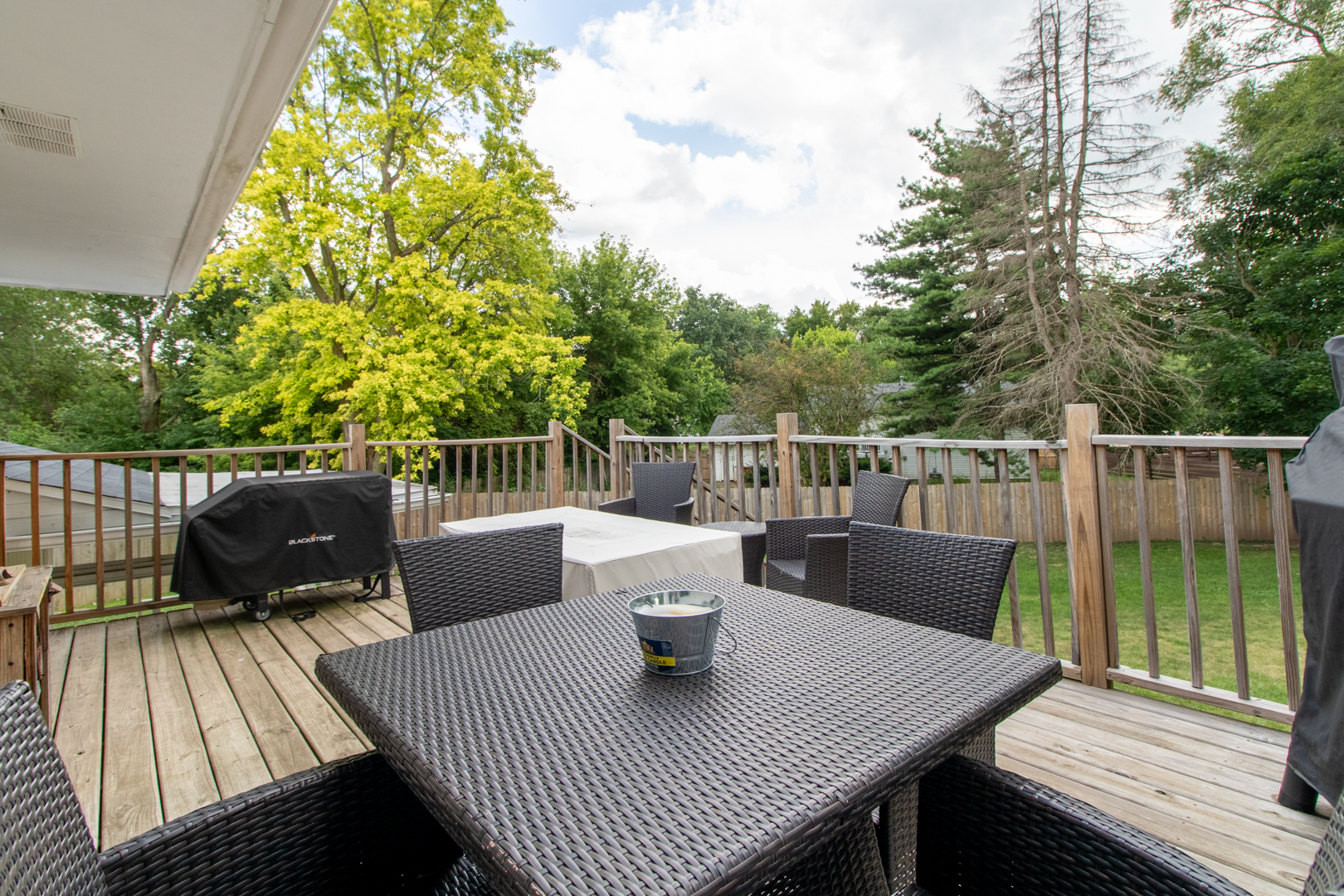 211 Sandra Lane Normal, IL 61761 - Photo 36 of 44 a view of a deck with furniture and a yard