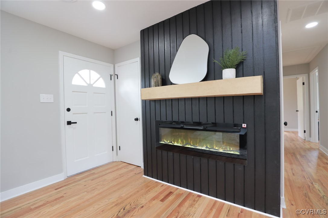 6626 Willson Road Henrico, VA 23231 - Photo 3 of 43 a view of barbeque area with wooden floor and window