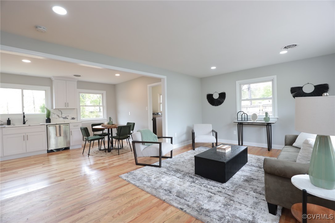 6626 Willson Road Henrico, VA 23231 - Photo 4 of 43 a living room with furniture and a wooden floor