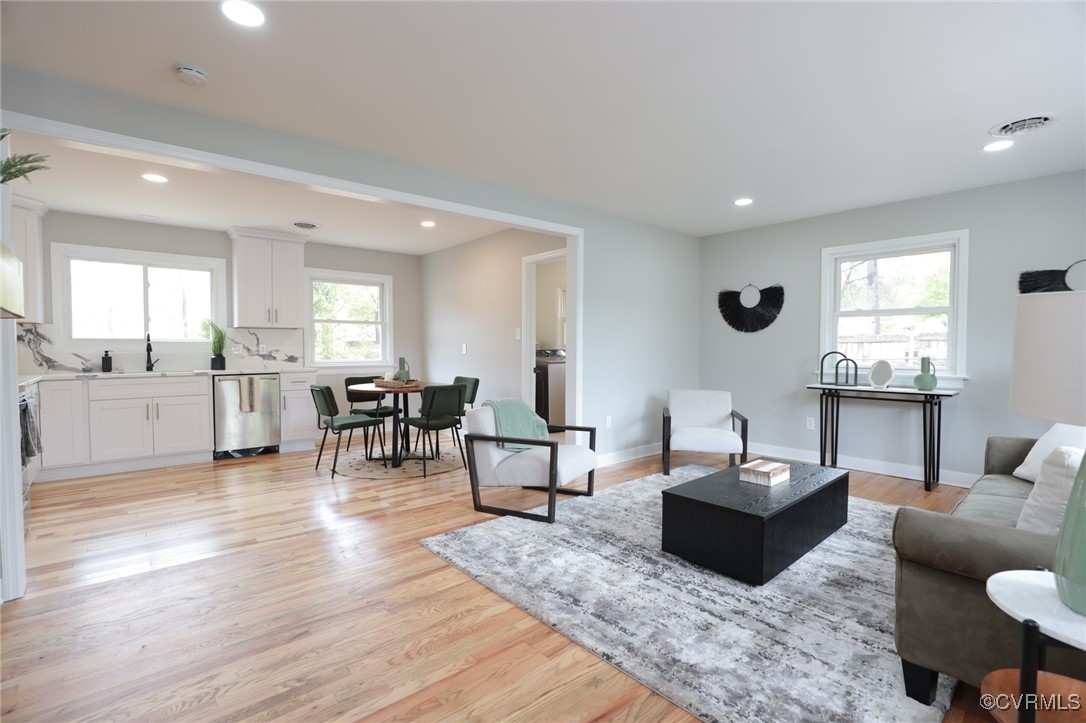 6626 Willson Road Henrico, VA 23231 - Photo 6 of 43 a living room with furniture and wooden floor