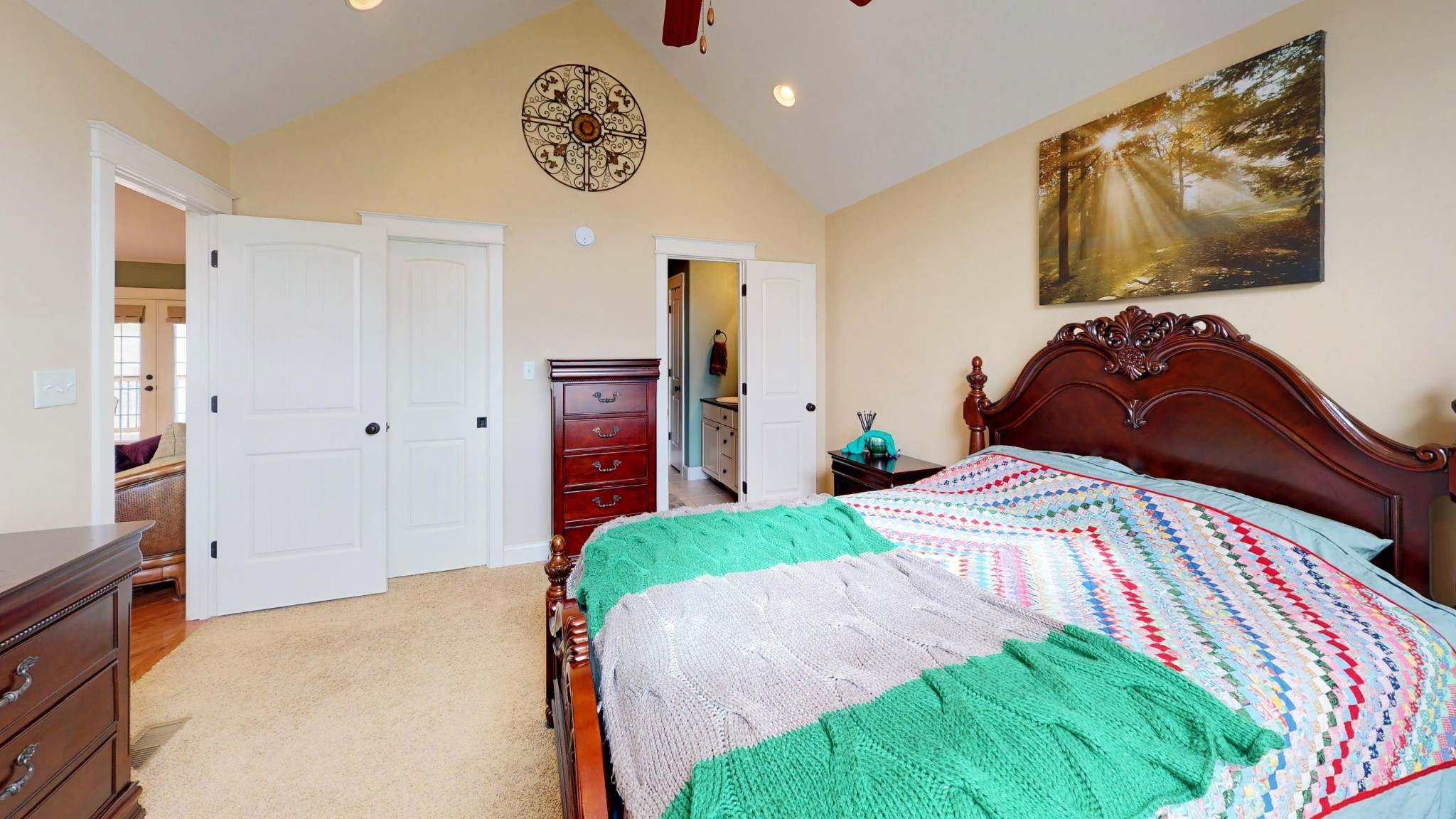 2797 Musser Road Morristown, TN 37813 - Photo 11 of 33 a bedroom with a bed and a painting on the wall