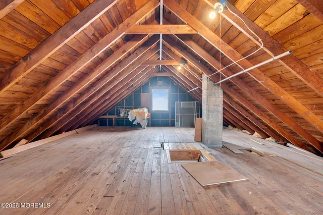 a view of a house with wooden floor