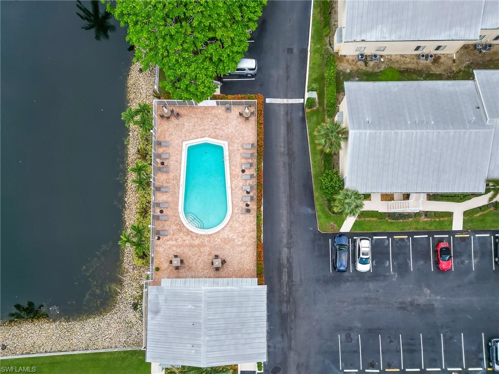 4631 Bayshore Drive, Unit L2 Naples, FL 34112 - Photo 36 of 41 an aerial view of a house with swimming pool