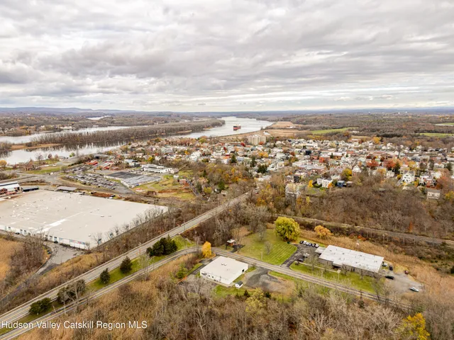 a view of city and ocean