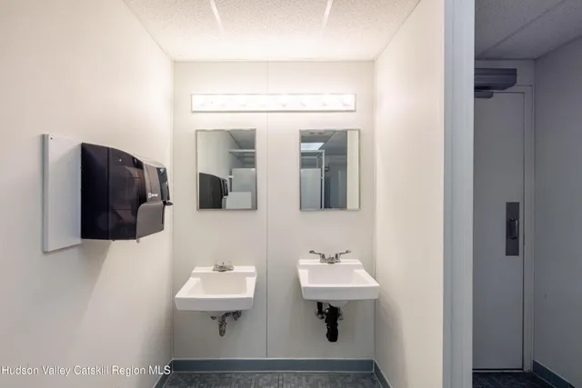 a living room with a couch and a table