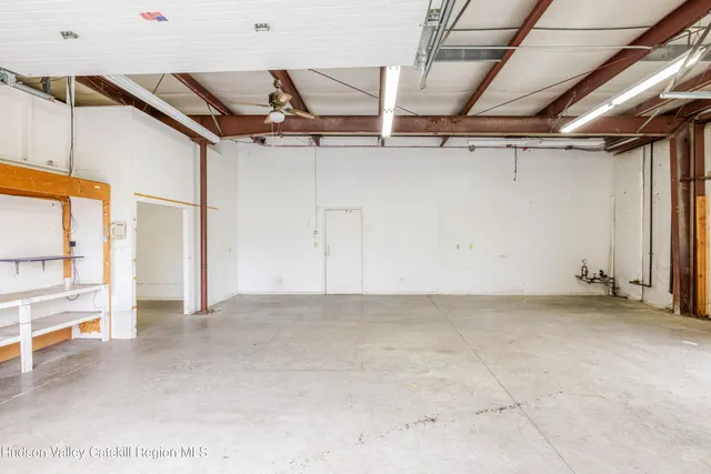 a view of a room with door