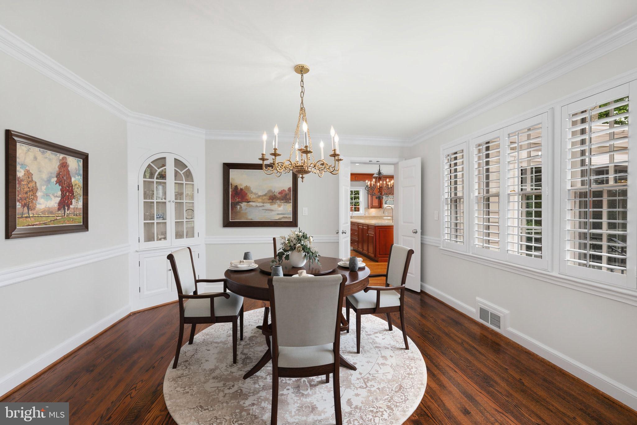 8015 Glendale Road Chevy Chase, MD 20815 - Photo 7 of 44 Main Level - Dining Room