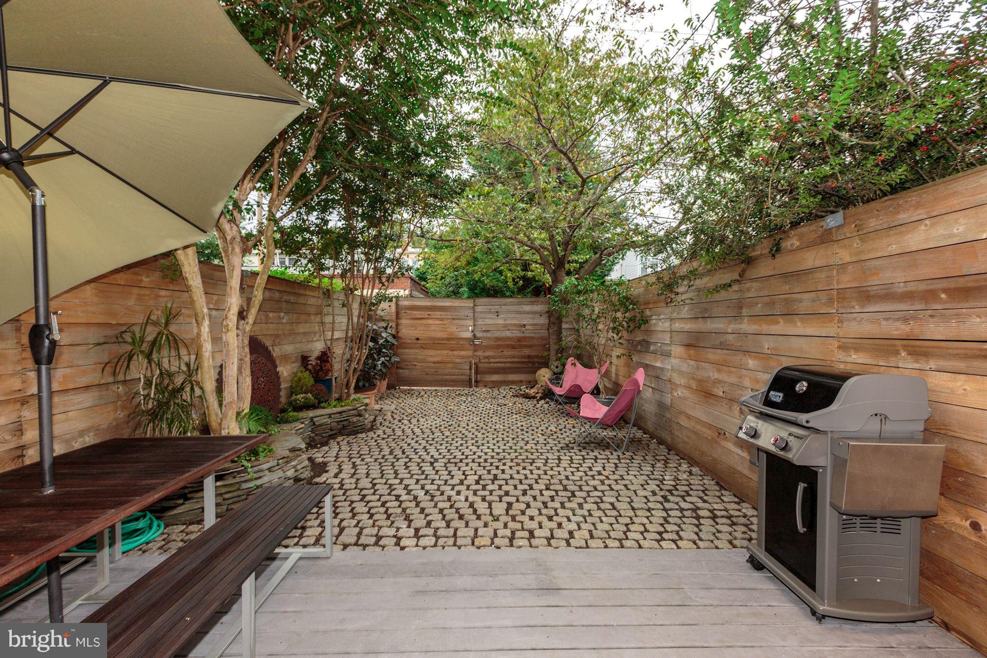3541 S Street Northwest Washington, DC 20007 - Photo 27 of 29 Park within the rear gates for privacy