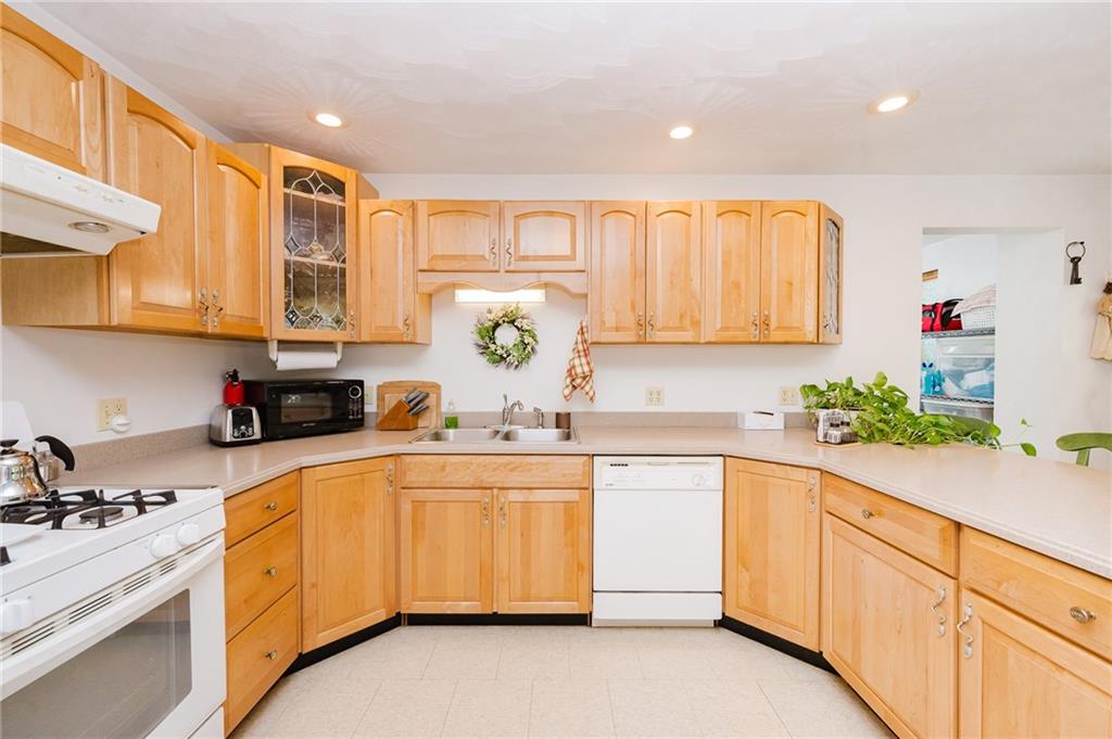 634 Ridge Avenue Ford City, PA 16226 - Photo 12 of 30 a kitchen with sink cabinets and window