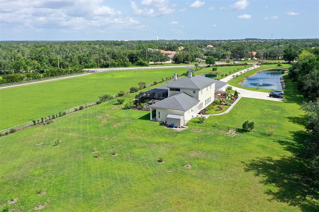 520 Rye Road Northeast Bradenton, FL 34212 - Photo 84 of 88 an aerial view of a house with a yard